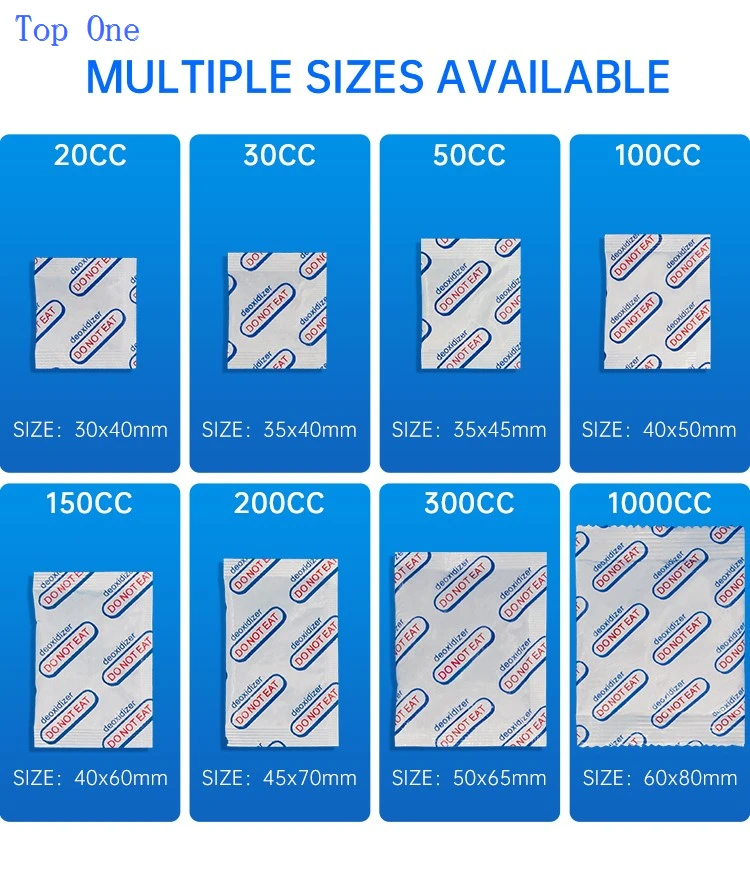 oxygen absorber sizes oxygen absorber sizes